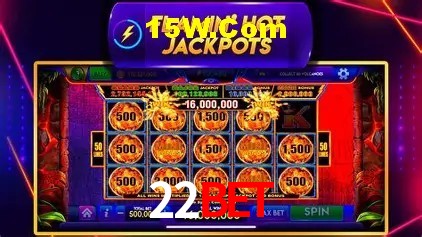 Interface moderna da plataforma 22Bet